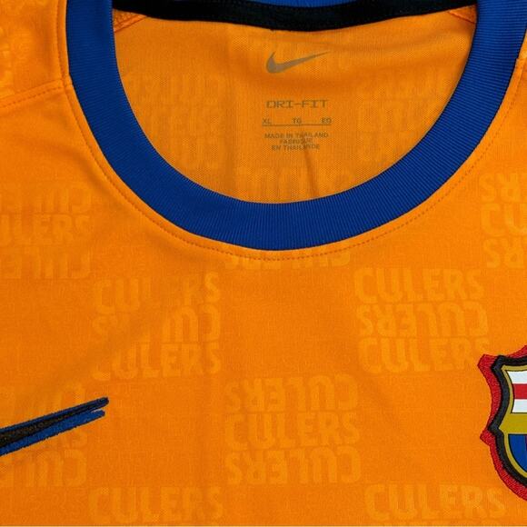 Nike F.C. Barcelona Soccer Jersey Shirt Top Pre Match Mens XL DH7688-837 NEW - Picture 2 of 12